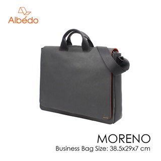 [Albedo] MORENO BUSINESS BAG กระเป๋าเอกสาร/กระเป๋าสะพายข้าง/กระเป๋าคอมพิวเตอร์/กระเป๋าโน๊ตบุ๊ค รุ่น MORENO - MN00199