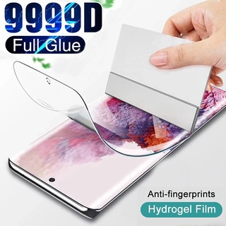 ฟิล์มไฮโดรเจล แบบนิ่ม ป้องกันหน้าจอ สําหรับ OPPO Realme 5 5S 6 5 Pro 6i 6S 7i 3 C3 C2 C11 C12 C15 C17 C21 C25 C30 C25S Realme8 Pro 8i 9i XT X2 Pro