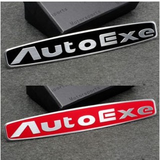 แผ่นโลโก้อลูมิเนียมautoexe