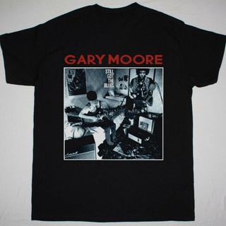 [S-5XL] 【Street Fashions】gary Moore Still Got The Blues เสื้อยืด ผ้าฝ้าย 100% พิมพ์ลาย Gildan สีดํา ทุกขนาด สําหรับผู้ชา