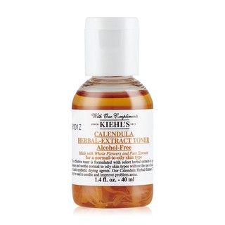 Kiehls Calendula Herbal Extract Toner Alcohol-Free 40ml โทนเนอร์สูตรปราศจากแอลกอฮอล์