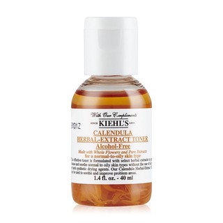 Kiehls Calendula Herbal Extract Toner Alcohol-Free 40ml โทนเนอร์สูตรปราศจากแอลกอฮอล์