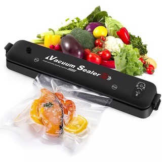 ที่ซีลสูญญากาศ (Vacuum Sealer) ที่ซีลปากถุง ขยายหน้าซีลกว้างขึ้น ซีลง่ายๆแค่ปุ่มเดียว แถมฟรีถุงซีล 10 ถุง