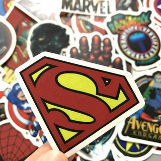 ภาพขนาดย่อของสินค้าMARVEL พร้อมส่ง marvel มาร์เวล sticker สติกเกอร์กันน้ำรูปแบบที่แตกต่างกัน 50 ชิ้น