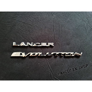 โลโก้ Lancer Evolution X ติดท้ายรถ