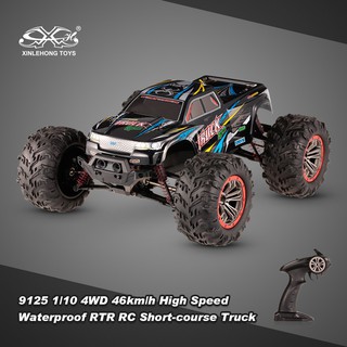 รถบังคับบิ๊กฟุต4WD กันน้ำ100%  XINLEHONG No.9125 RC Car 4WD High Speed เร็ว 46 กม./ชั่วโมง (จัดส่งฟรีจากสะพานเหล็ก)