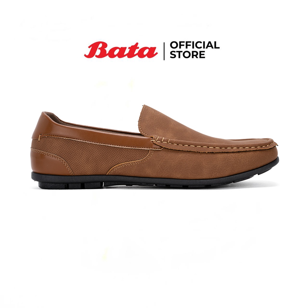 ภาพหน้าปกสินค้าBata บาจา รองเท้าคัทชู รองเท้าหุ้มส้น รองเท้าลำลองชายแบบสวม Moccasin สำหรับผู้ชาย รุ่น INUCK สีน้ำตาล 8514331 จากร้าน bata_officialstore บน Shopee
