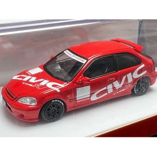 INNO64  / HONDA CIVIC Type-R (EK9) Red With "CIVIC" Livery