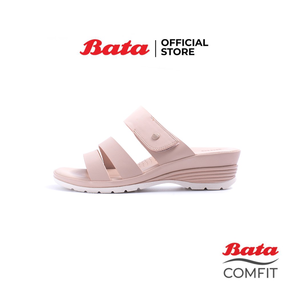 bata-comfit-บาจา-คอมฟิต-รองเท้าเพื่อสุขภาพ-รองเท้าแตะสูง-2-5-นิ้ว-พื้นนิ่ม-ใส่สบาย-สำหรับผู้หญิง-รุ่น-zusi-สีเบจ-6618903