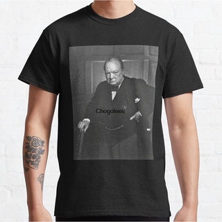 เสื้อยืดโอเวอร์ไซส์ใหม่ เสื้อยืดผ้าฝ้าย 100% พิมพ์ลาย Winston Churchill Iobeni92Jceoik48 วันหยุด สําหรับผู้ชาย XS-3XLS-3