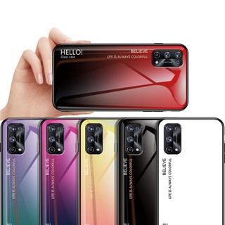 เคสโทรศัพท์มือถือไล่โทนสีสําหรับ Realme X7 Pro