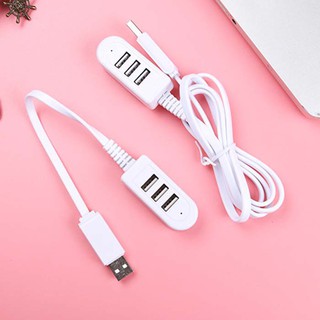 อะแดปเตอร์ USB 3 Port Hub USB 2.0 Splitter สำหรับแล็ปท็อป 1.2 เมตร(Only Charging Function,not support data transmission)