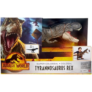 Jurassic World Super Colossal Tyrannosaurus Rex  จูราสสิคเวิลด์ ของเล่นแอ็กชั่นฟิกเกอร์ไดโนเสาร์ ทีเรกซ์ ยาว 40 นิ้ว