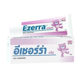 สินค้า Ezerra Cream อีเซอร์ร่า ครีมทาผิว สำหรับเด็ก ผิวแห้ง ผิวแพ้ง่าย ผดผื่น ผื่นแพ้ ลดอาการคัน ขนาด 25 กรัม 02955