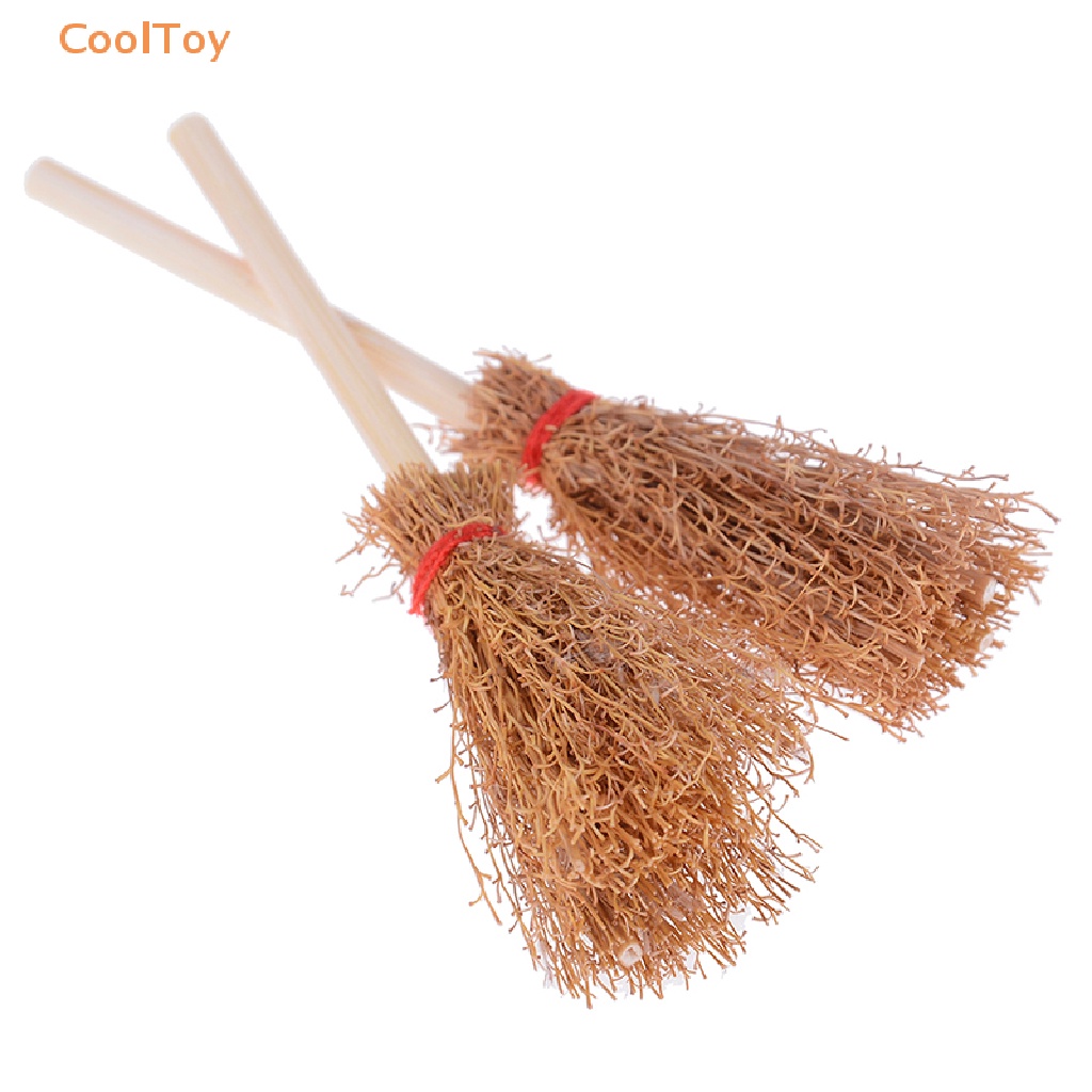 cooltoy-ไม้กวาดจิ๋ว-1-12-อุปกรณ์เสริม-สําหรับบ้านตุ๊กตา-diy-ขายดี