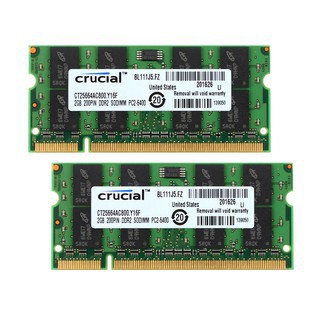 cod-แรมใหม่-crucial-ddr2-2gb-4gb-8gb-โน้ตบุ๊ก-sodimm-pc2-5300-pc2-6400-667mhz-800mhz-แรมหน่วยความจำแล็ปท็อป-sodimm