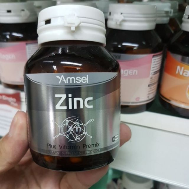 Amsel Zinc Vitamin B complex 30 แคปซูล Shopee Thailand