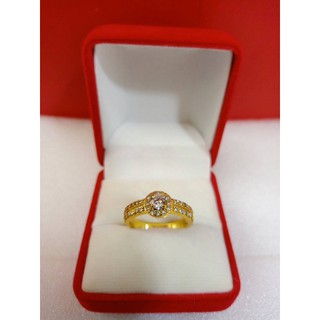 #แหวนทอง#แหวนทองฝังเพชรสวิสคละแบบ