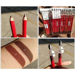 ดินสอเขียนคิ้วสวีทฮาร์ท มี 2 แบบ ให้เลือก แบบ ไม่มีกบเหลา และแบบ มีกบเหลา sweet heart eye brow pencil (ราคายกโหล)