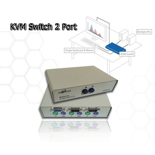 KVM 2 Port Computer VGA Switcher Sharer (PS2)