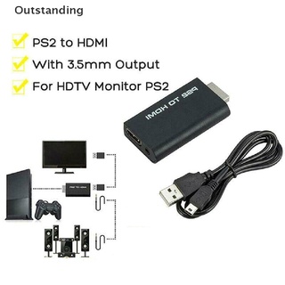 ภาพขนาดย่อของภาพหน้าปกสินค้าOutstanding ตัวแปลงวิดีโอเสียง PS2 เป็น HDMI 480i 480p 576i พร้อมเอาต์พุตเสียง 3.5 มม. จากร้าน outstanding.th บน Shopee ภาพที่ 5