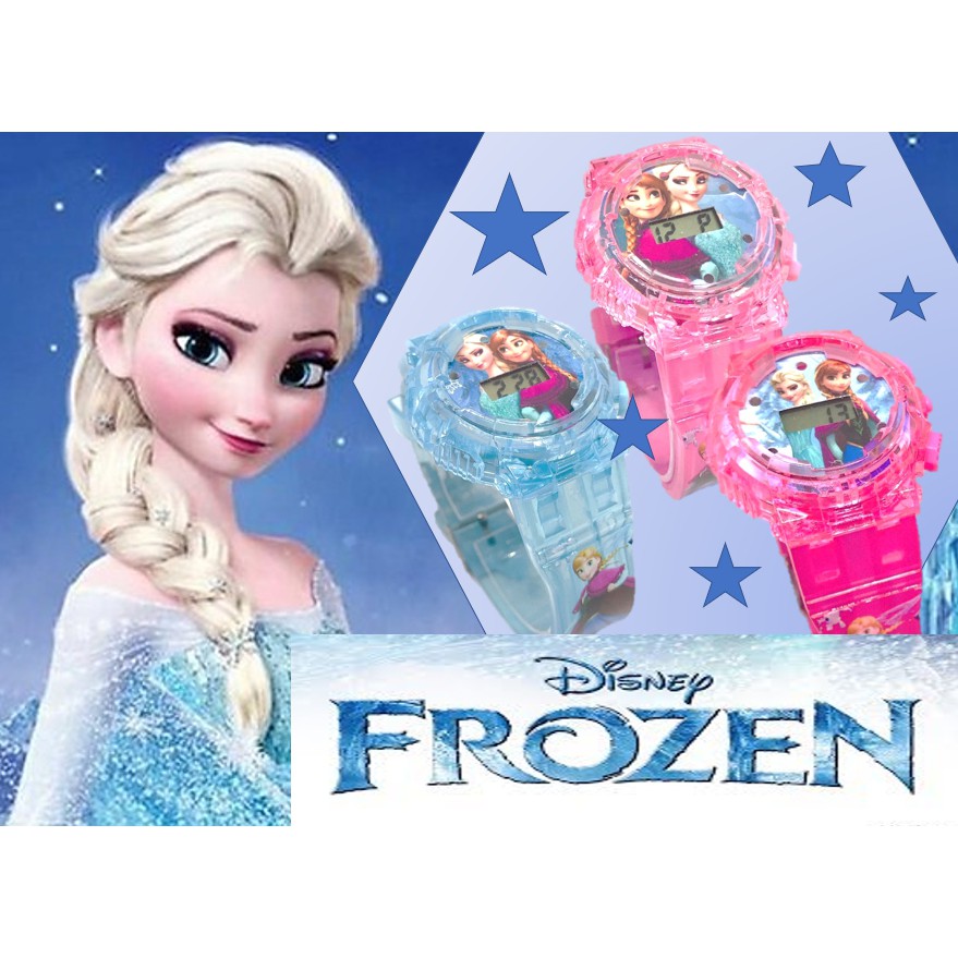 ภาพหน้าปกสินค้า(Kitty*Frozen) นาฬิกาเด็ก มีเสียงมีไฟ นาฬิกาfrozen kitty นาฬิกาเด็กหญิง ระบบดิจิตอล นาฬิกาการ์ตูน นาฬิกาข้อมือเด็ก RC227
