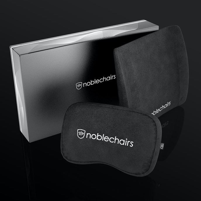 noblechairs MEMORY FOAM CUSHION SET Black Shopee Thailand