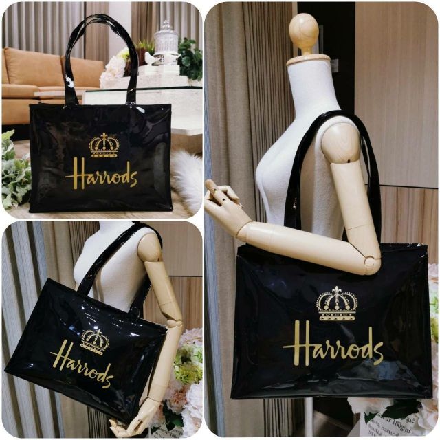 นาทีทอง-กระเป๋า-harrods-london-top-handle-แท้-ขนาดใหญ่-พร้อมส่ง