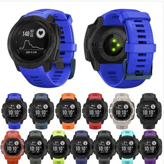 สายนาฬิกาข้อมือซิลิโคน สําหรับ garmin instinct 22 มม.