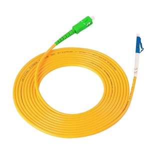 สายแพดคอร์ด SC/APC-LC/UPC Simplex Single Mode Fiber Optic Patch Cord SC-LC 2.0mm 3.0mm FTTH Fiber Patch Cable 2Ｍ 3M 5M.