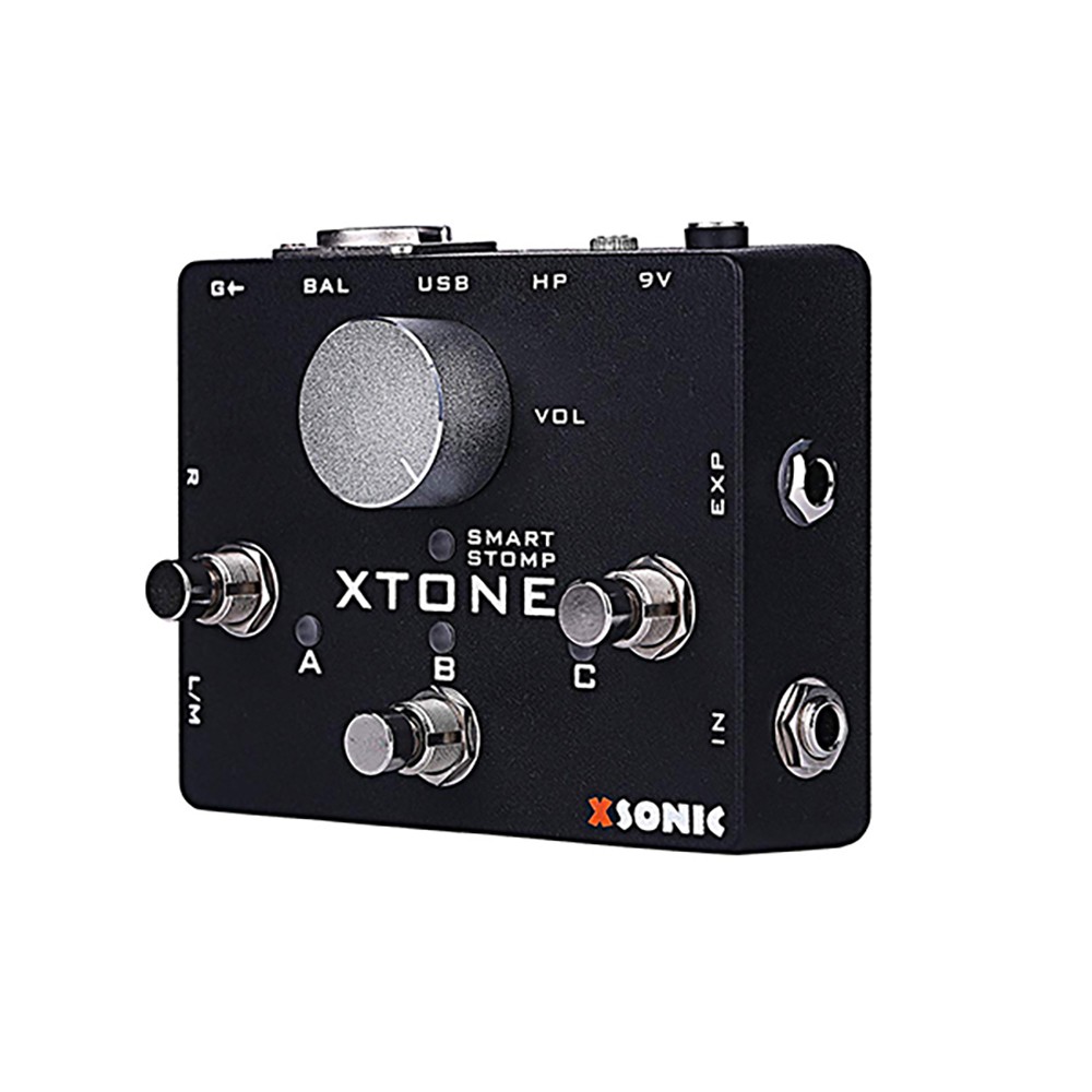 xsonic-xtone-smart-stomp-audio-interface-สำหรับ-mac-pc-ios-และ-android-ความละเอียดระดับสูงสุด-24-bit-192-khz