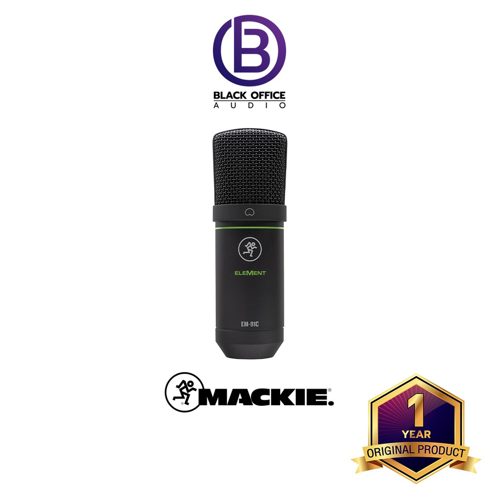 mackie-em-91c-ไมค์คอนเดนเซอร์-ไมค์อัดเสียง-บันทึกเสียง-โฮมสตูดิโอ-condenser-microphone-blackofiiceaudio