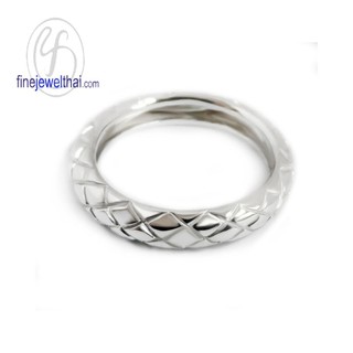 Finejewelthai แหวนเงิน-เงินแท้ 925-แหวนหมั้น-แหวนแต่งงาน-Silver-Wedding-Ring - R120300