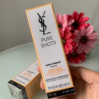 แท้💯 YSL pure shots night reboot serum 30ml, 50ml 🍊ผลิต10/2021