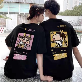 เสื้อยืดเครยอนชินจังCrayon Shin-Chan T-shirt❍™☼Crayon Xiaoxin cotton เสื้อยืด 2022 ฤดูร้อนสไตล์ญี่ปุ่นย้อนยุคสไตล์ฮ่องกง