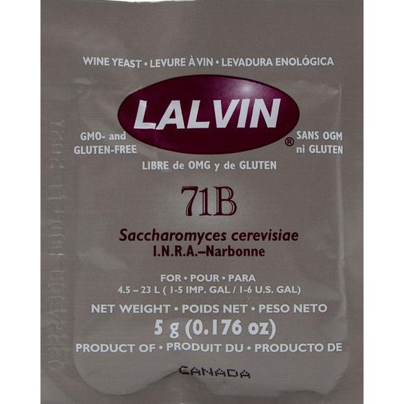 ภาพสินค้ายีสต์หมักไวน์ ทำไวน์ LALVIN 71B/ 71B-1122 EC-1118 K1V-1116 จากร้าน lastonez บน Shopee ภาพที่ 1