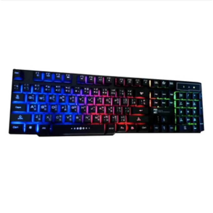 คีย์บอร์ด KEYBOARD Select R8 KB-1822 Rainbow Backlight Suspension ...