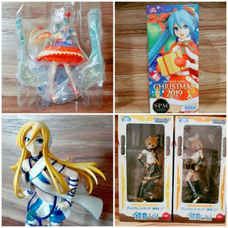 มิกุ Hatsune Miku , ริน Rin Kagamine และ ลิลลี่ Lily VOCALOID ฟิกเกอร์ (ของแท้ มือ 1-2)