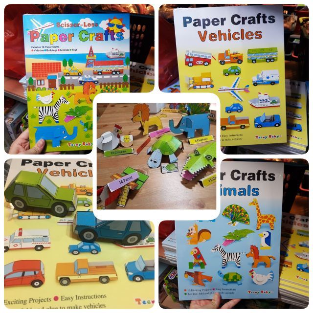 กระดาษพับโมเดล-สามมิติ-paper-crafts-มีให้เลือกหลายแบบ