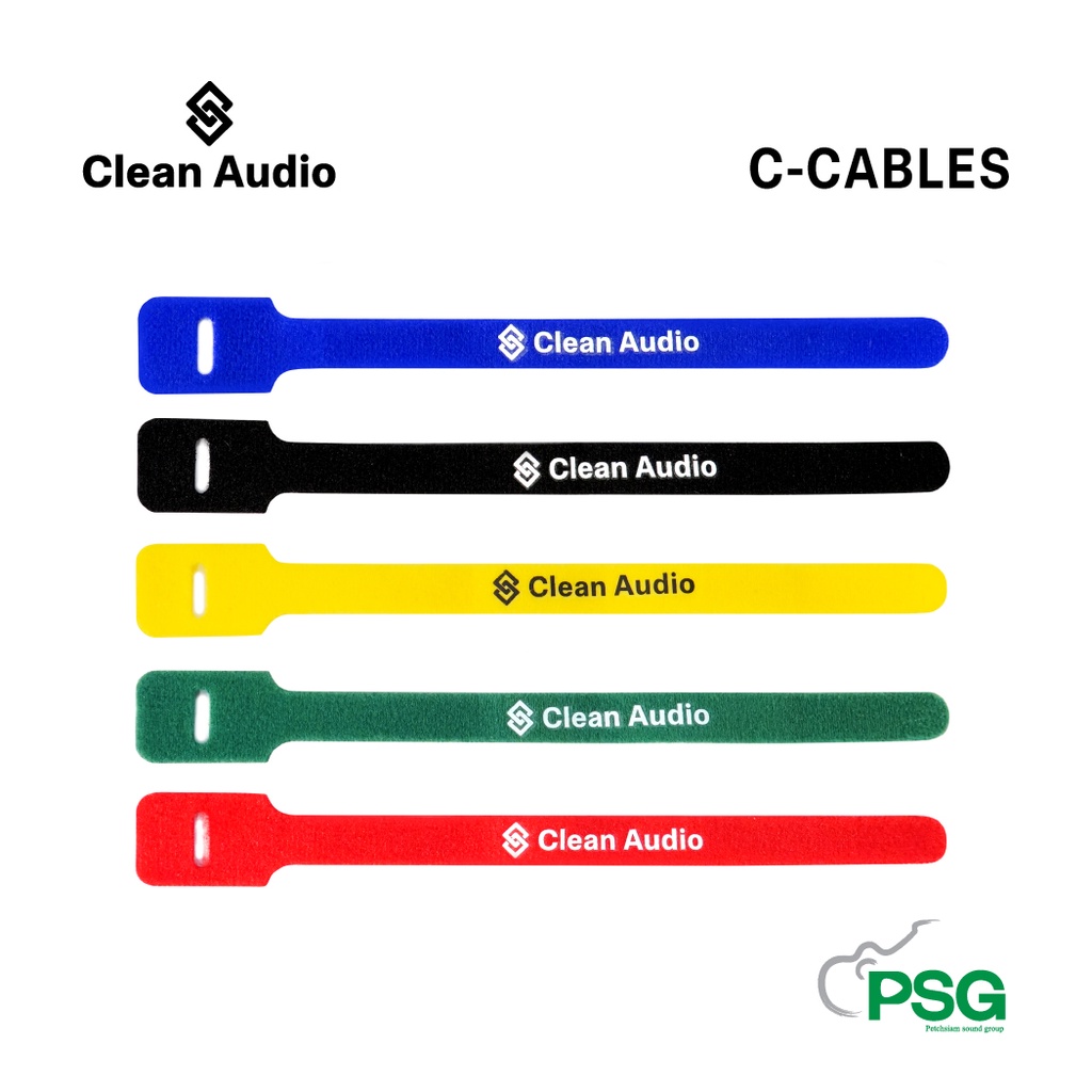 ภาพหน้าปกสินค้าCLEAN AUDIO : C-CABLES ที่รัดสาย จัดเก็บสายเคเบิลต่าง ๆ