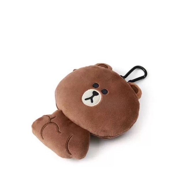 พร้อมส่ง-พวงกุญแจ-brown-แท้