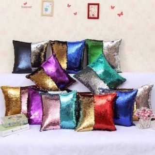 (พร้อมส่ง) ปลอกหมอน เปลี่ยนสี 2in1 2สี ใน1ใบ set 2 mermaid pillow case ปลอก หมอน หมอนอิง gift แต่งบ้าน สวย แปลก ลูบ