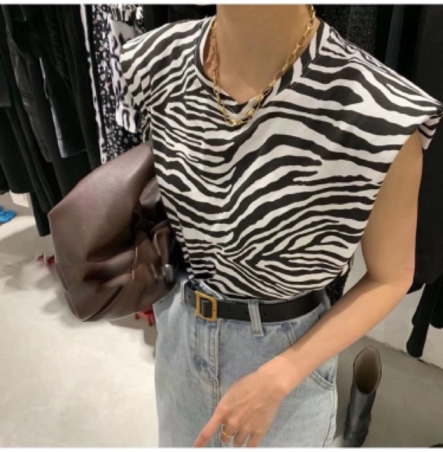 เสื้อเสริมบ่า-แขนกุด-ลายม้าลาย-zebra