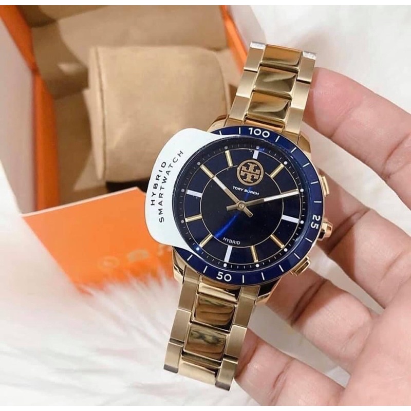 Kritisk dom spids TORY BURCH Collins Hybrid Smartwatch 38mm tbt1201 | Shopee Thailand