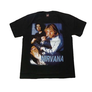 เสื้อวง Nirvana T-shirt เสื้อยืดวงร็อค Nirvana
