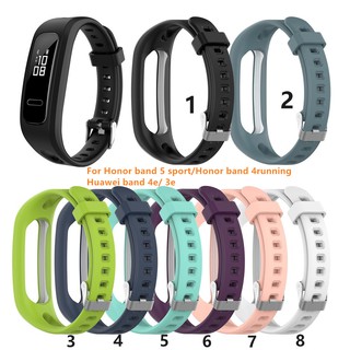[ส่งเร็วทันใจ]Huawei Honor band  Basketball 5/ sport / Huawei Honor band 4running / Huawei band 4e / Huawei band 3e สายกีฬาแบบถอดเปลี่ยนได้สายซิลิโคนกันน้ำสายรัดปรับระดับได้