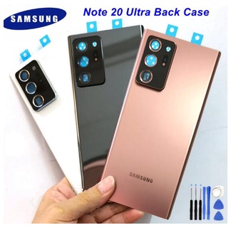 ขายดี อะไหล่ฝาครอบแบตเตอรี่ และกรอบเลนส์กล้อง แบบเปลี่ยน สําหรับ Samsung Galaxy Note 20 Ultra N980 N988