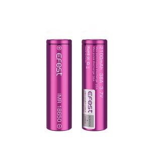 (2ก้อน)ถ่านชาร์จEfest IMR 18650 2100mAh 38A 3.7V ถ่านชาร์จคุณภาพสูง รับประกัน 3 ปีจากผู้ผลิต