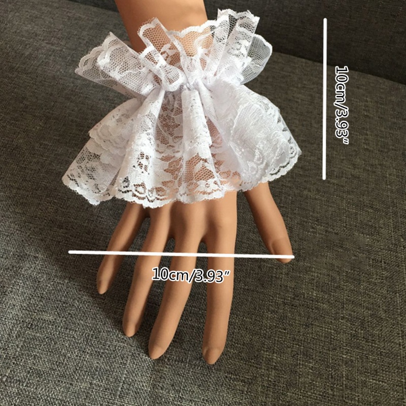 autu-ถุงมือสั้น-ลูกไม้-เปลือยนิ้ว-ความยาวข้อมือ-เจ้าสาว-แขนปลอม-สําหรับผู้หญิง-งานแต่งงาน