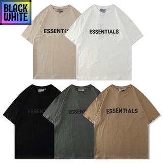 BWCB พร้อมส่ง Essentials เสื้อยืดแขนสั้นผ้าฝ้ายคลาสสิกแฟชั่น Unisex เสื้อยืดถูกๆ Street apparel oversize  LCSL